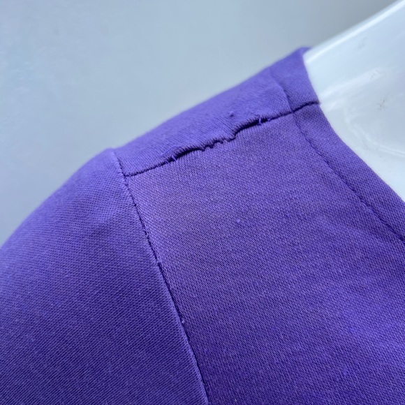 VTG Butterfly Goddess Embroidered Patch Purple Top - Picture 11 of 13